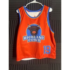 Highland Cows Basketball Jersey Size L/XL Mens